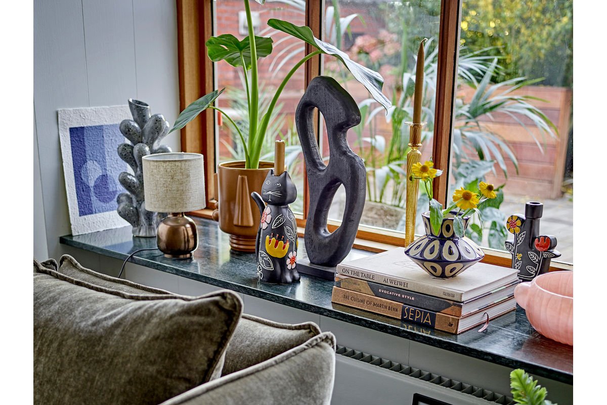 Table Lamp Aurea – Stoneware in Bronze, Elegant Design Object