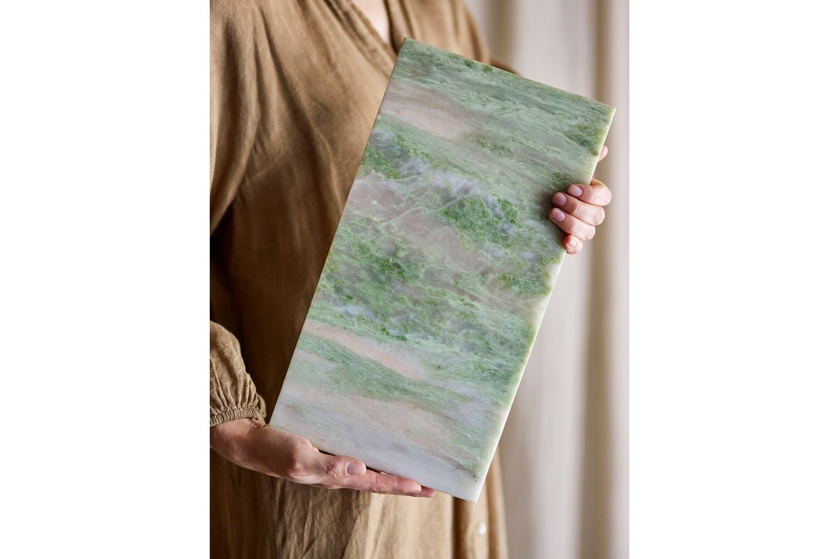 Cutting Board Valen – Polished Marble in Green