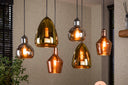 Pendant light "Arvella – 6 lights in Gold, Copper and Chrome in different shapes