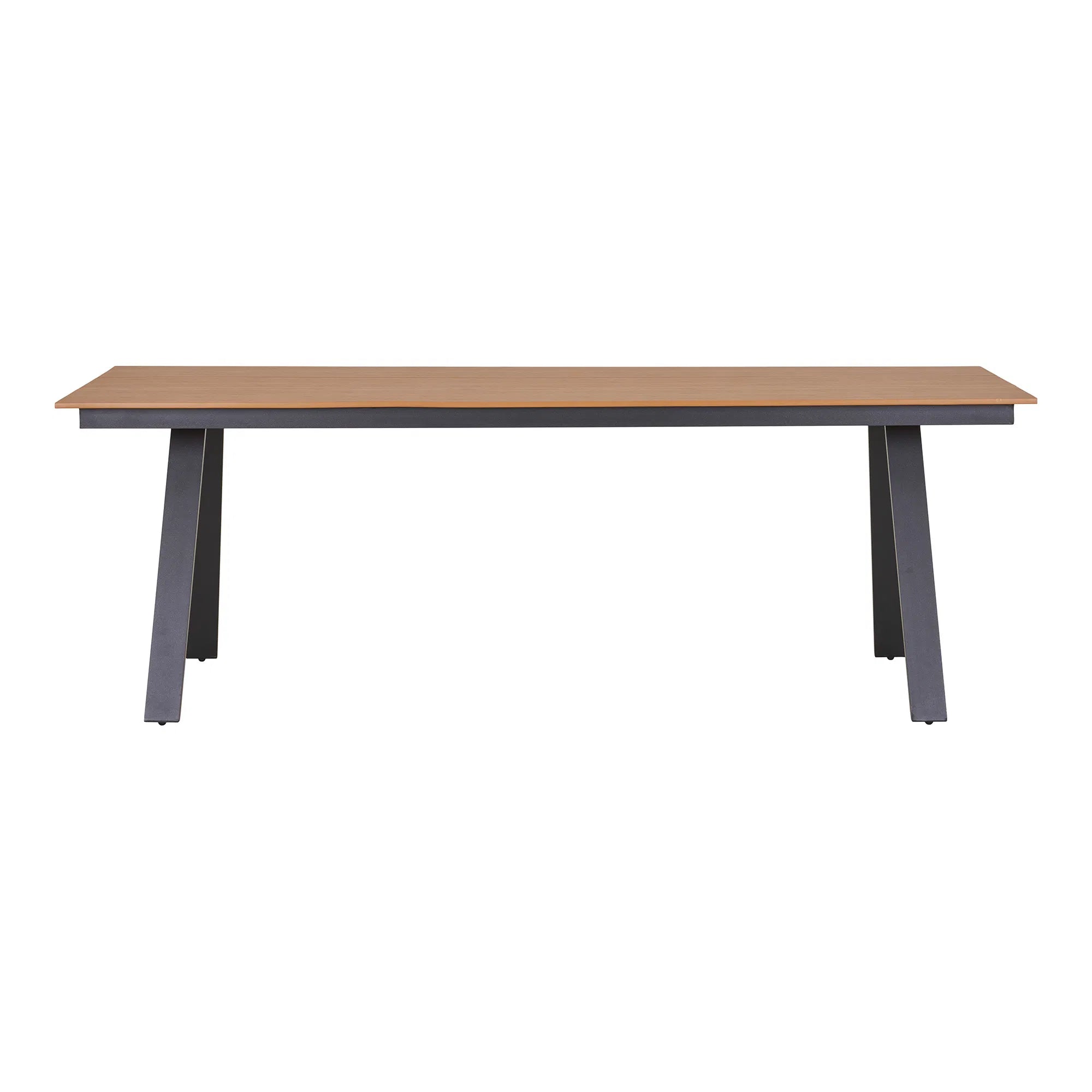 Garten Esstisch Lorenzo – Nonwood & Aluminium in Natur/Schwarz