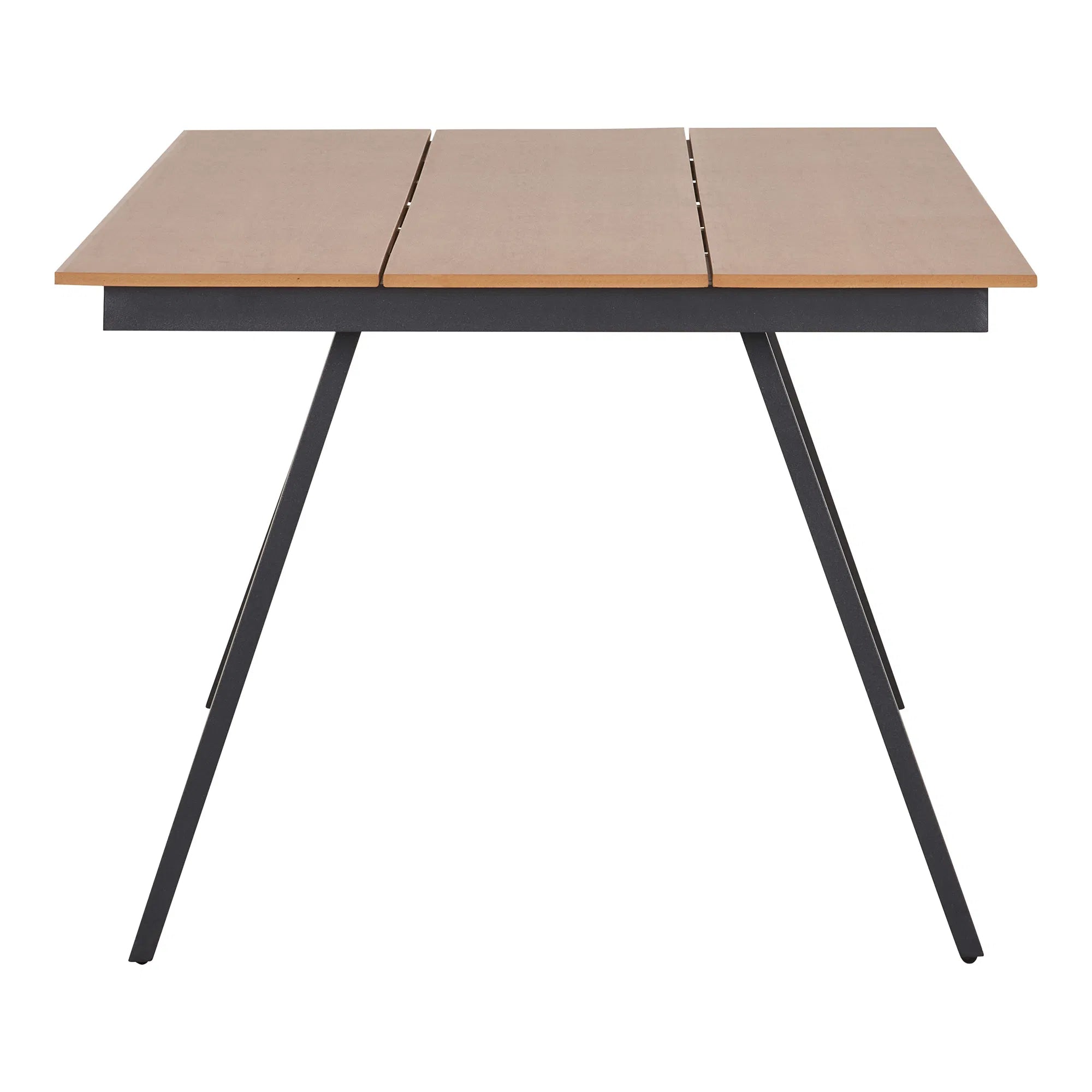 Garten Esstisch Lorenzo – Nonwood & Aluminium in Natur/Schwarz