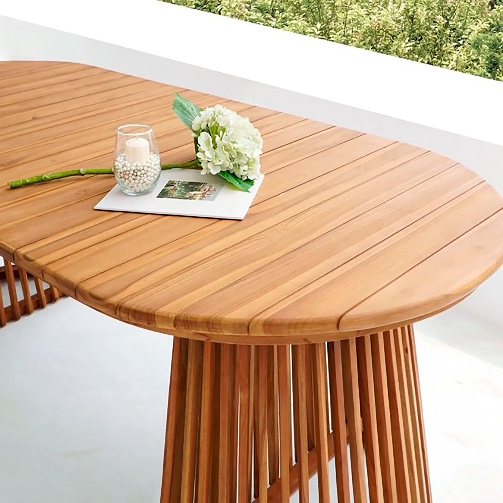 Garden Dining Table Orvessa - made of Teak Wood