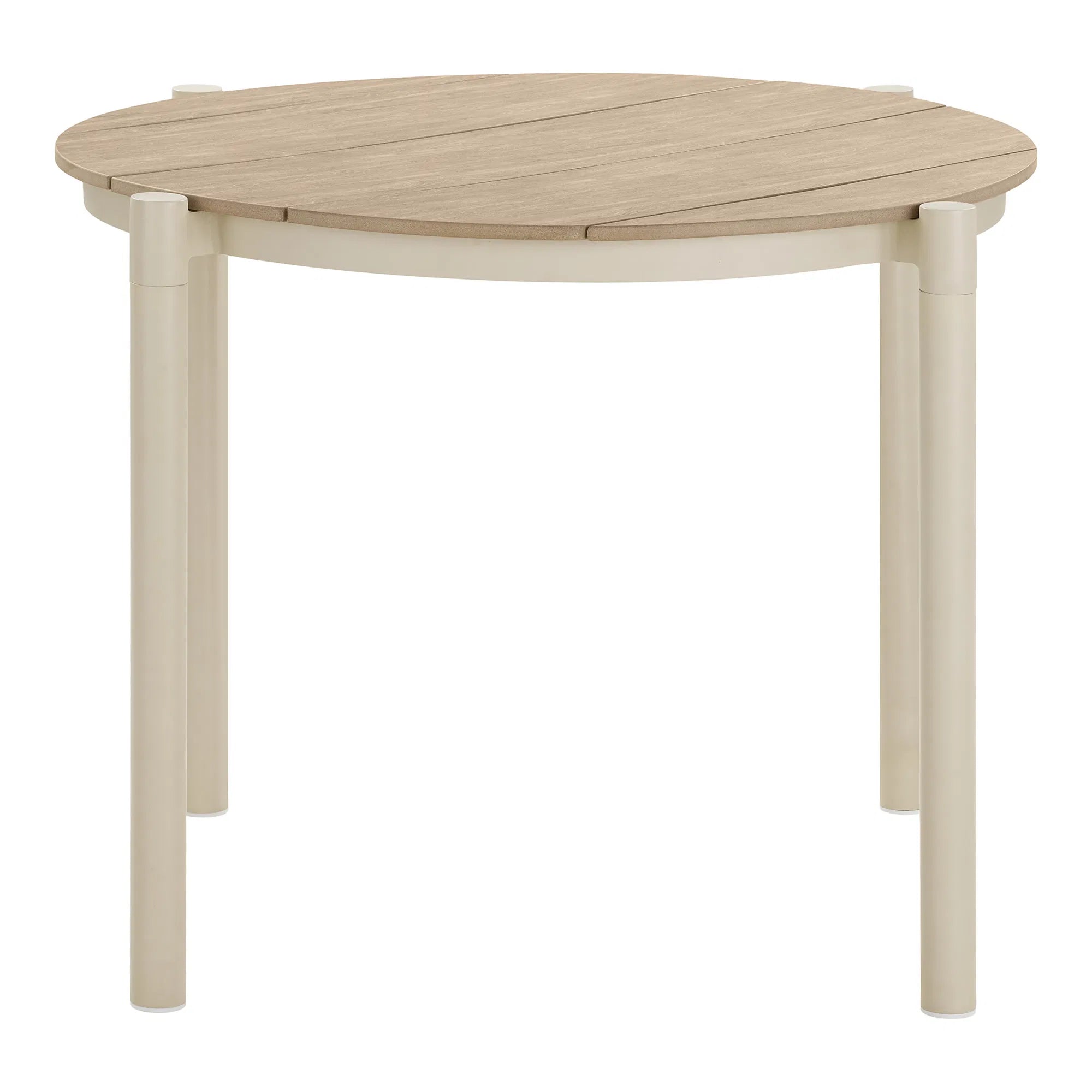 Garden Side Table Ylvorin - Elegant Design in Beige with Wood