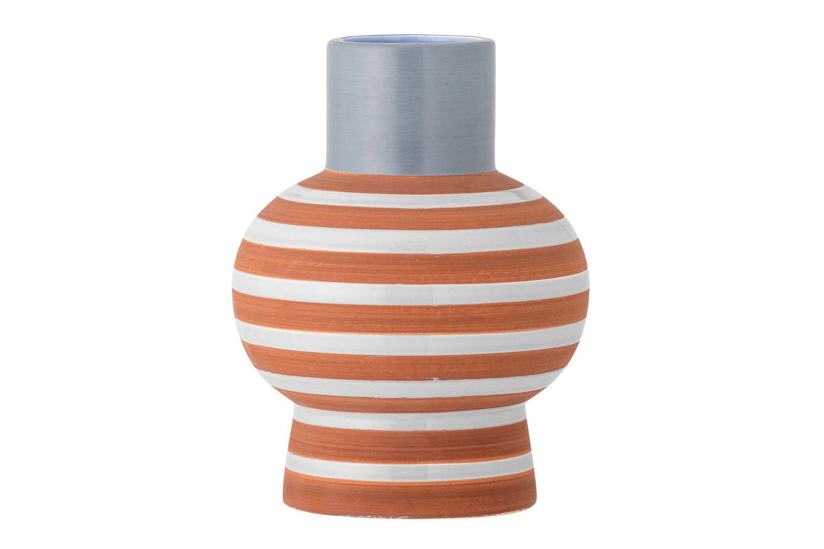 Vase Mara - Orange, made of stoneware