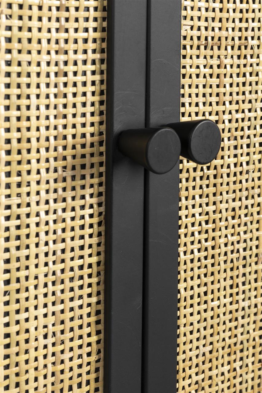 Wall shelf Guuji – made of MDF in Black