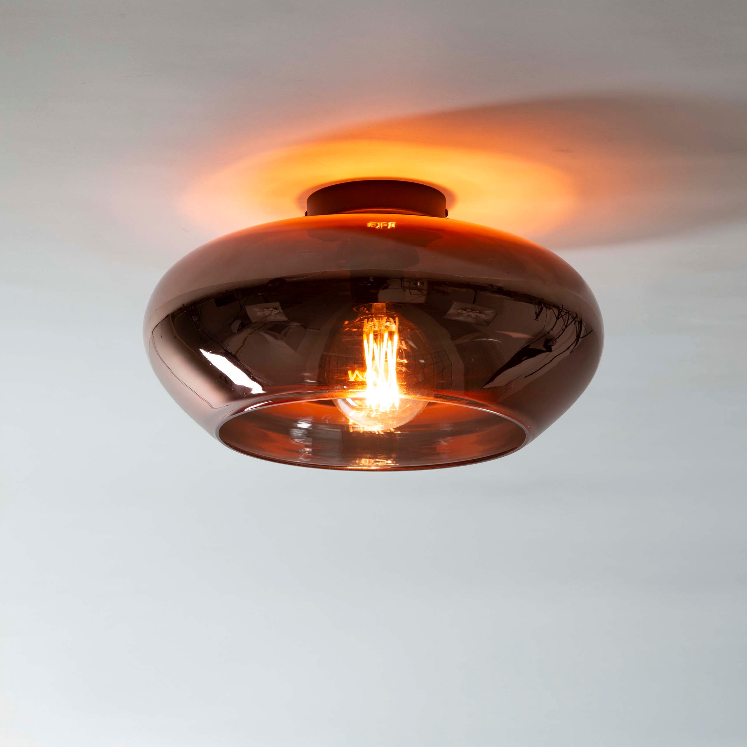 Ceiling light "Aurex" – made of glass in 3 versions