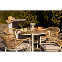 Garden table lamp Norvara – weatherproof for balcony & outdoor area