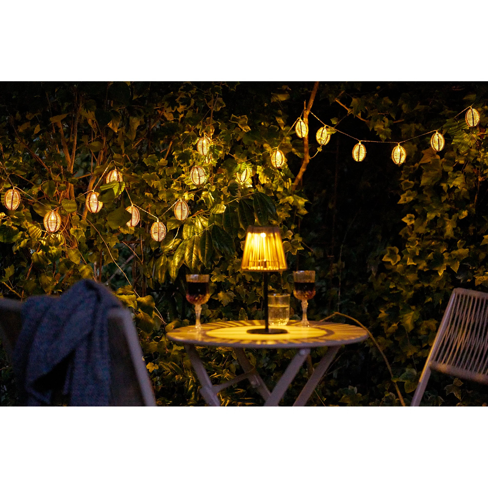 Garden String Lights "Solvenor" – Weatherproof for Balcony & Outdoor Area