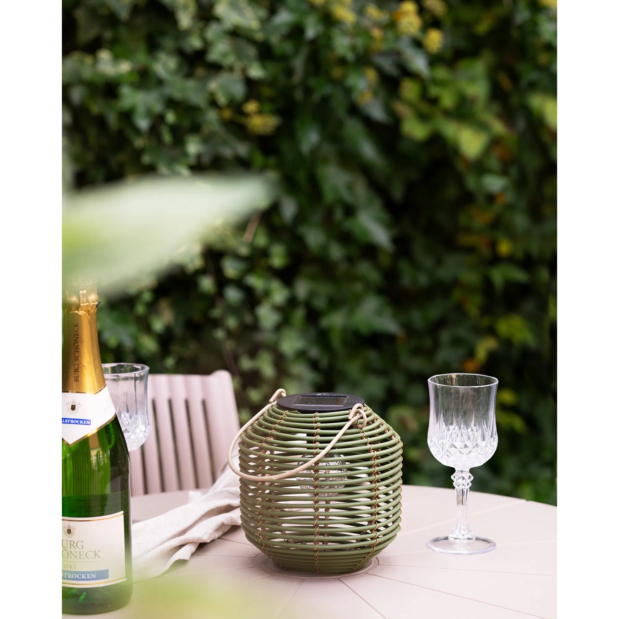 Garden Solar Lantern "Vormina" – weatherproof for balcony and outdoor area