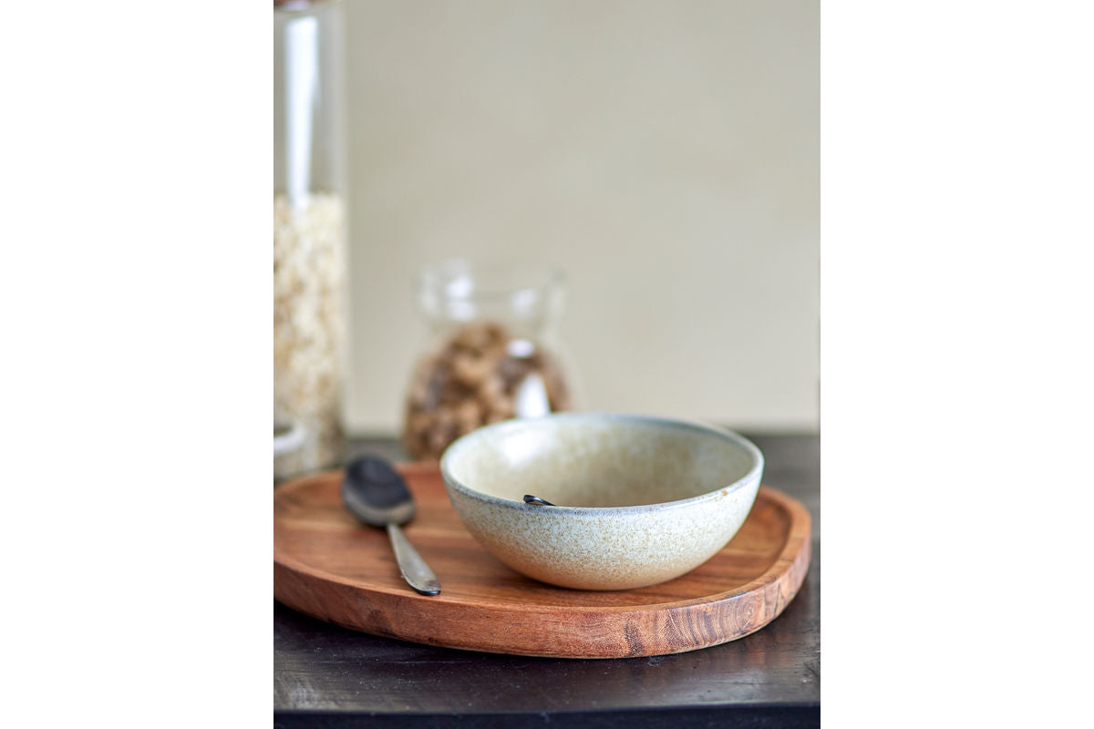 Frühstücksset Liora – Steingut mit strukturierter Glasur (12-teilig)