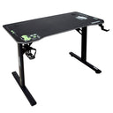 Minecraft gaming desk Hero – with drink holder, headset holder & cable duct