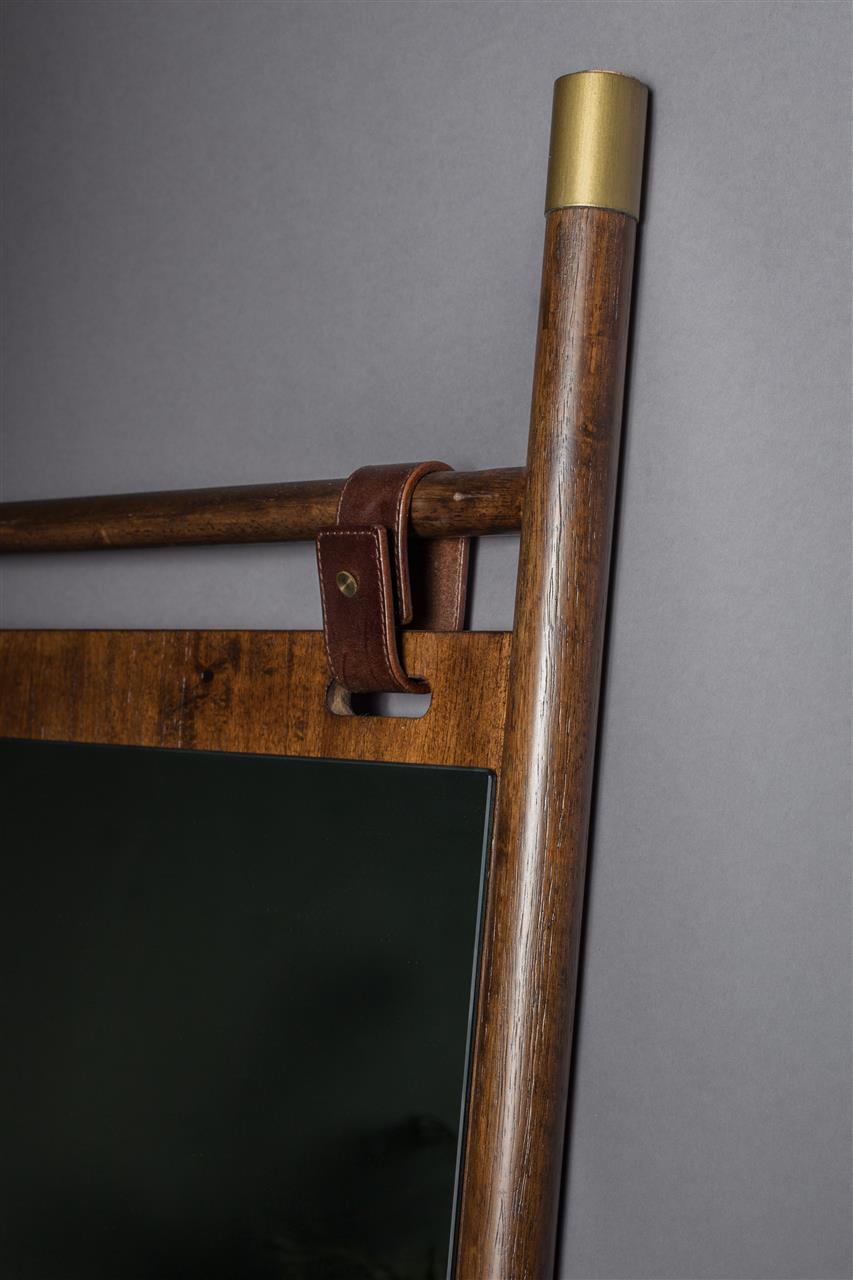 Galaro mirror – made of beech Wood in gold