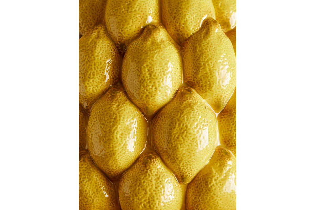 Vase „Citria“ – Gelbes Steingut