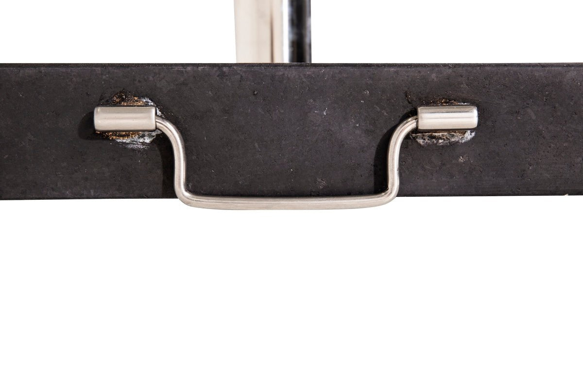 Sunshade Stand Inese - Granite Sunshade Stand with Handle & Wheels in Gray