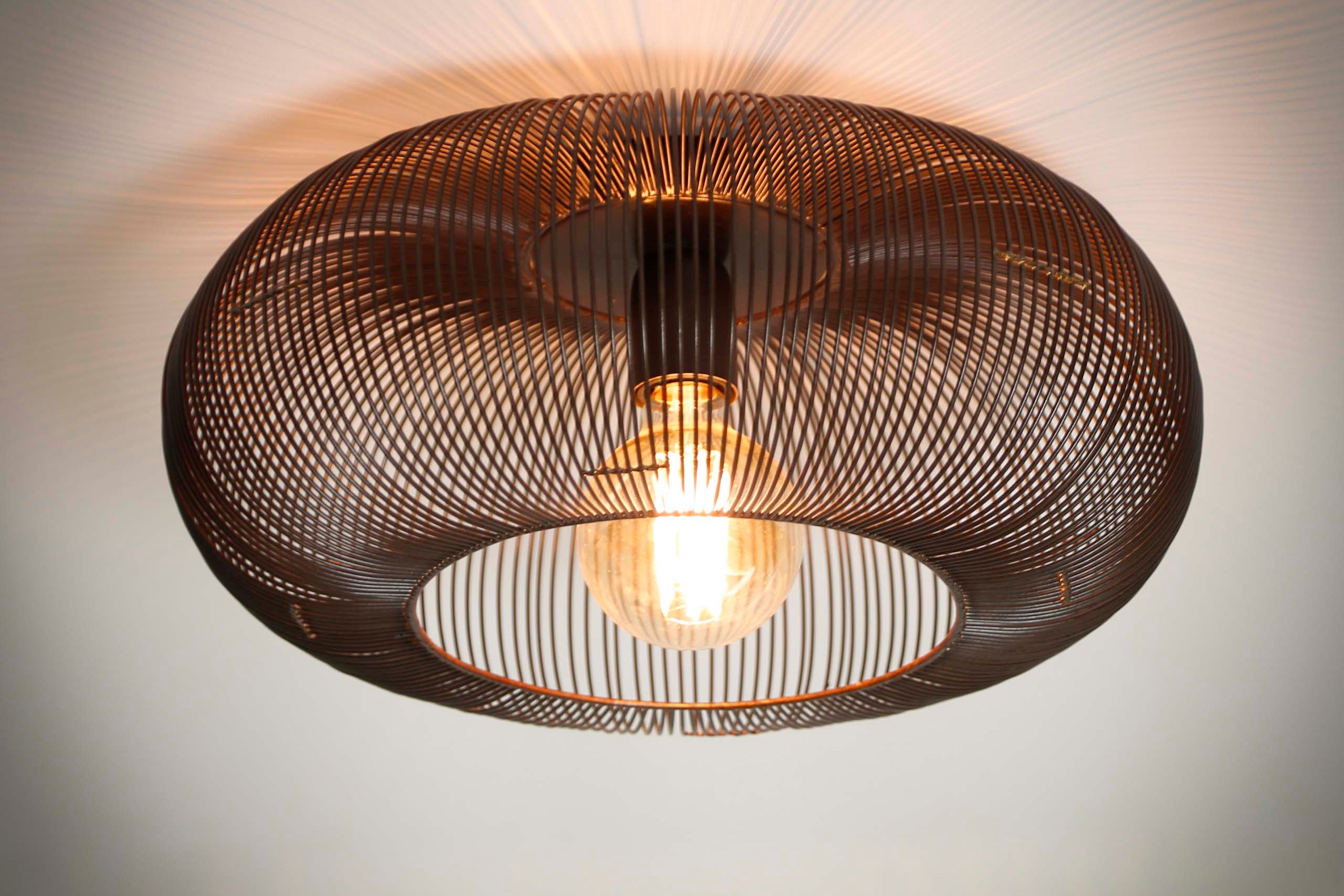 Ceiling light "Twira" – Metal lamp in black nickel