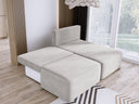 Designer Ecksofa Tilia Cord mit Schlaffunktion und Stauraum