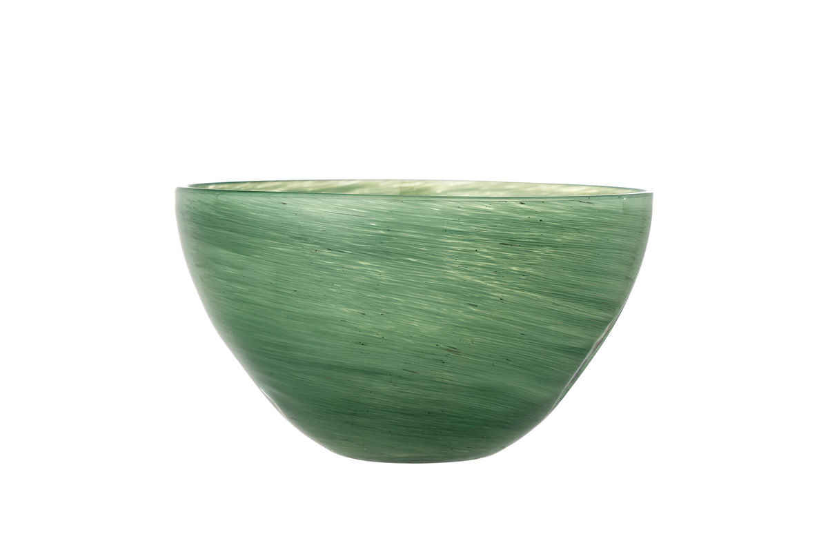 Bowl Smeralda – made of glass in the color Green