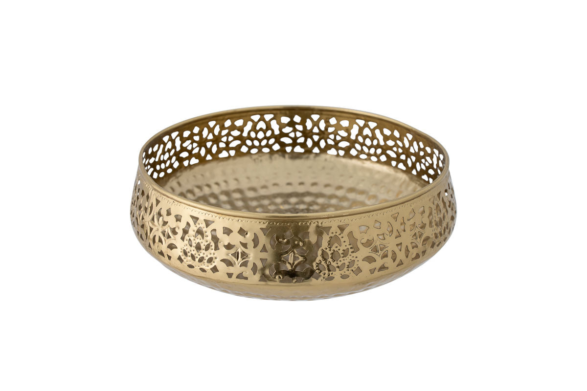 Decorative Bowl Zaira – Metal in Gold Finish