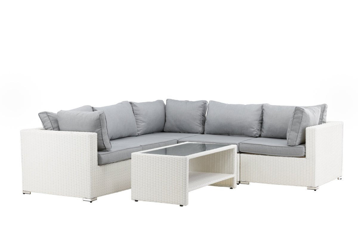 Garden Lounge Set Panther - available in 3 colors made of synthetic rattan