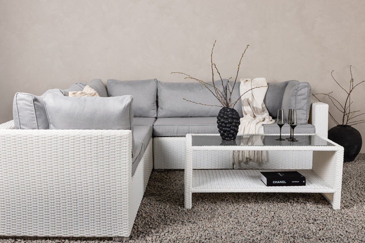 Garden Lounge Set Panther - available in 3 colors made of synthetic rattan