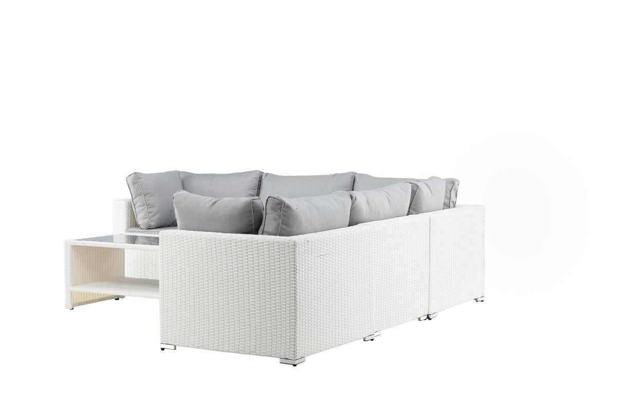 Garden Lounge Set Panther - available in 3 colors made of synthetic rattan