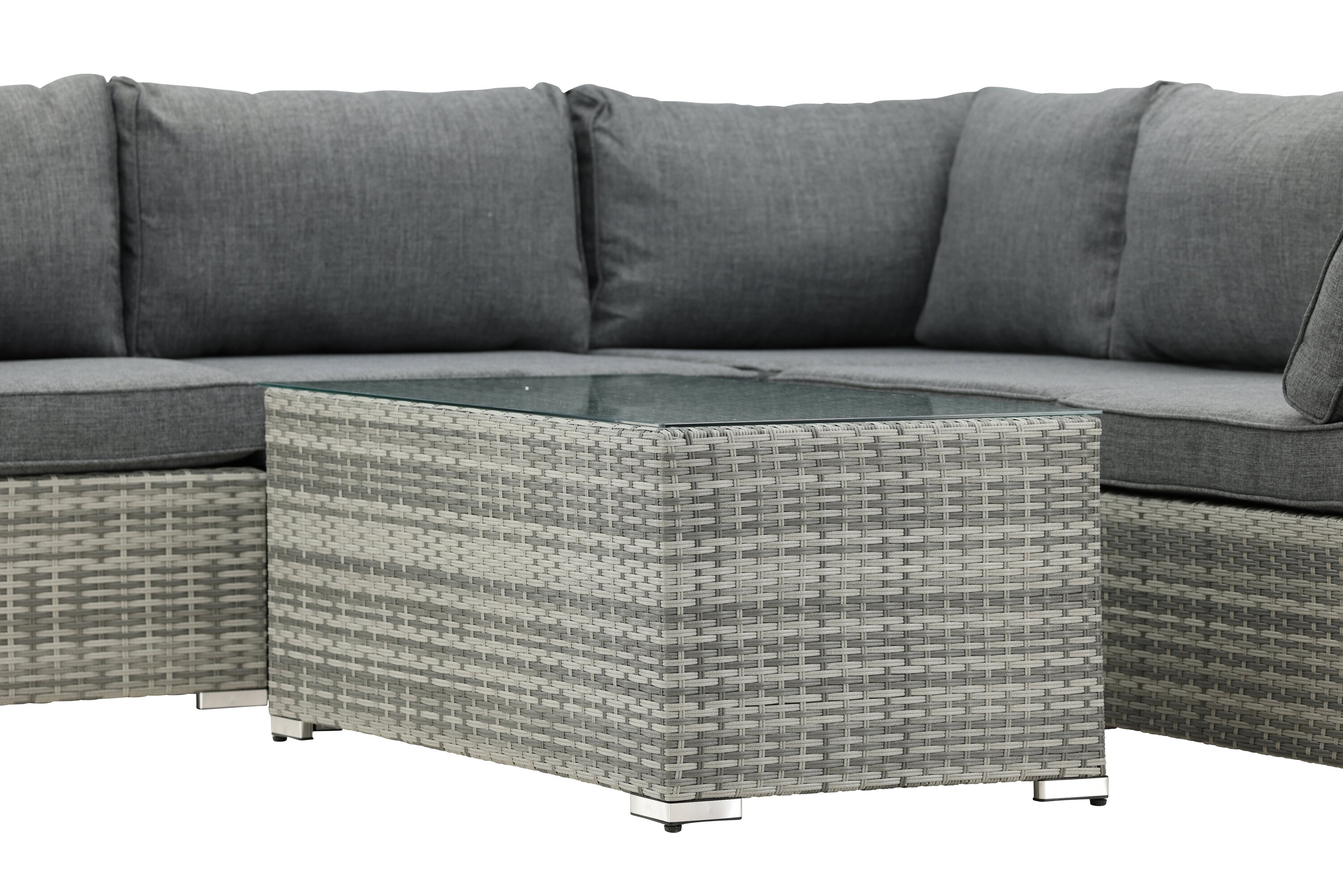 Garden Lounge Set Panther - available in 3 colors made of synthetic rattan