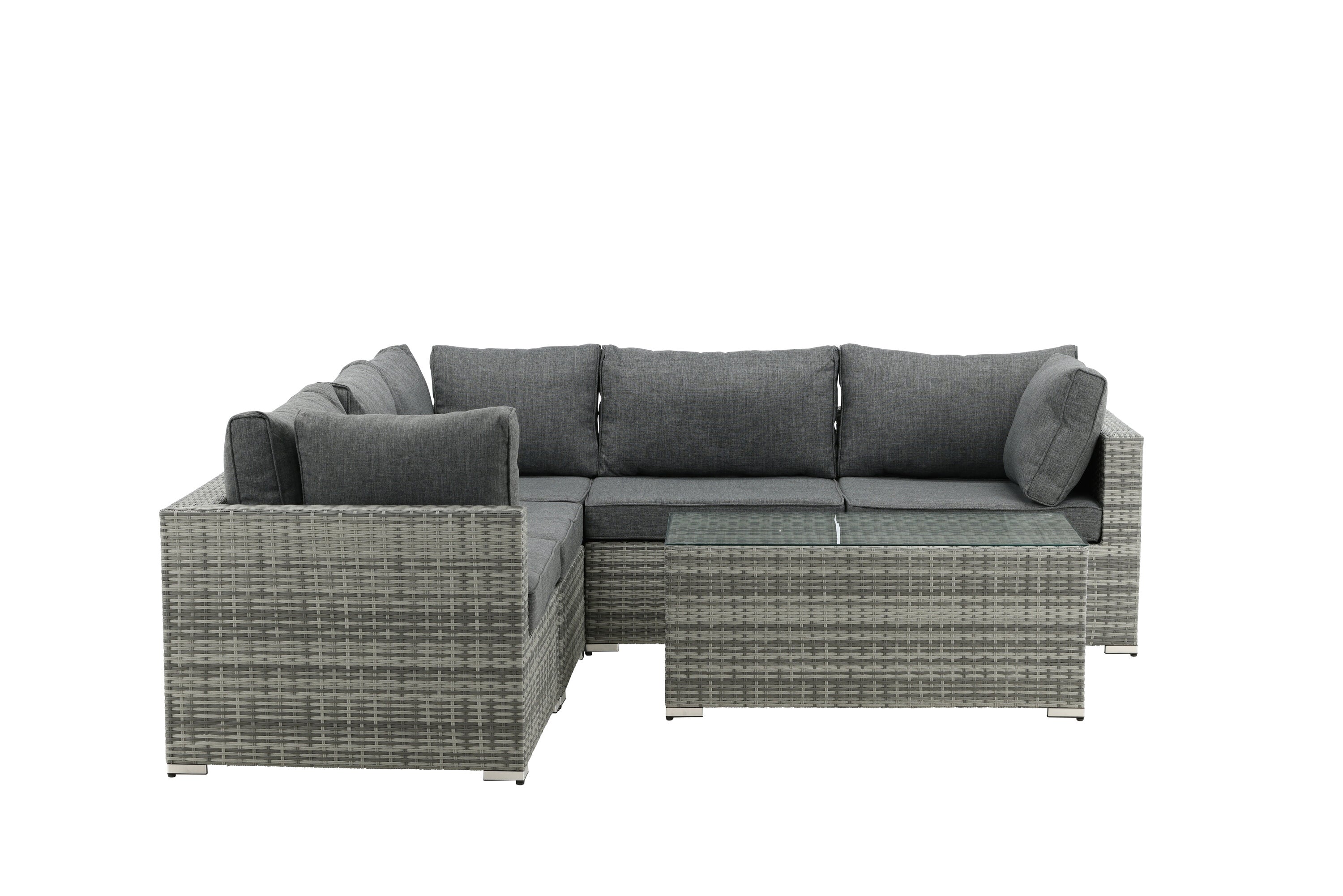 Garden Lounge Set Panther - available in 3 colors made of synthetic rattan