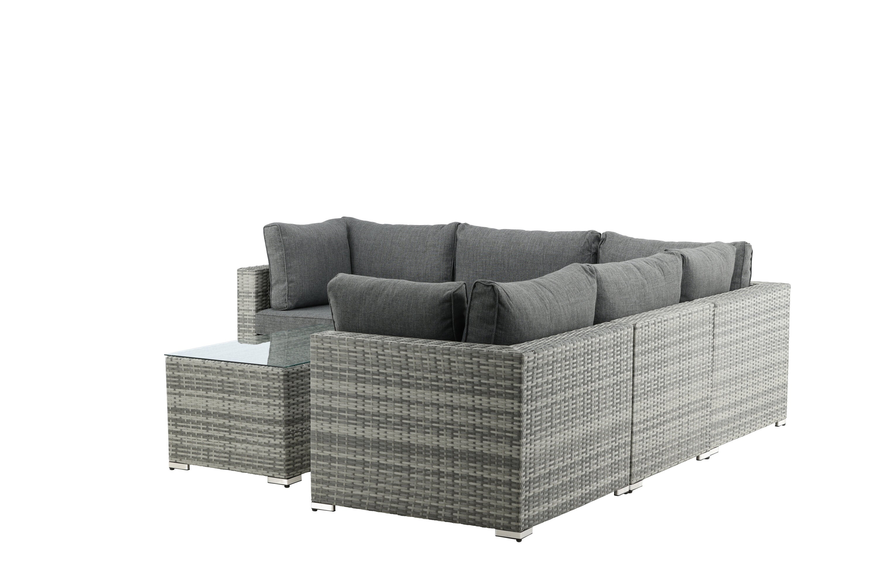 Garden Lounge Set Panther - available in 3 colors made of synthetic rattan