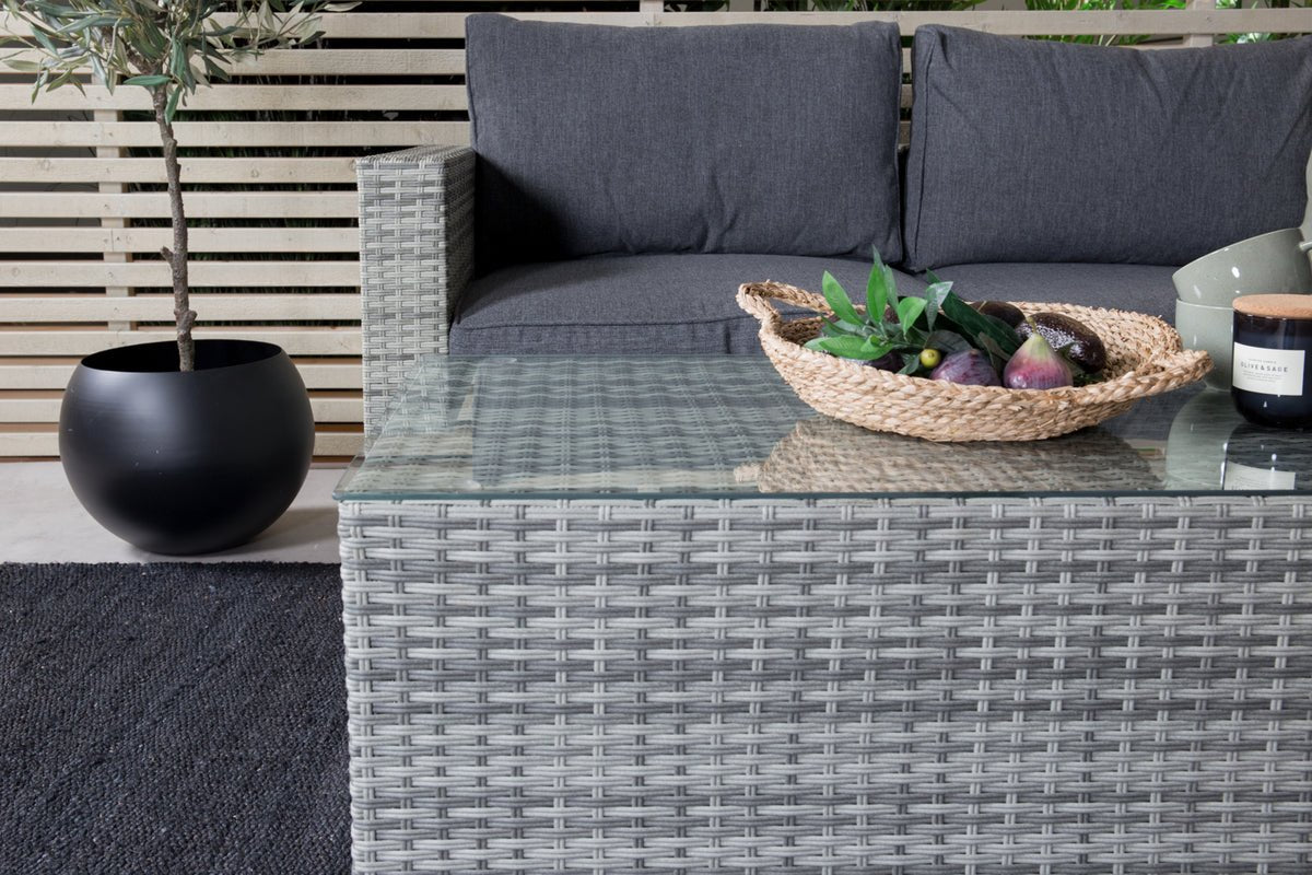 Garden Lounge Set Panther - available in 3 colors made of synthetic rattan