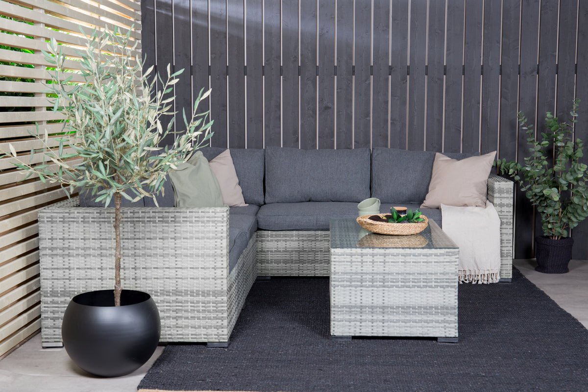Garden Lounge Set Panther - available in 3 colors made of synthetic rattan