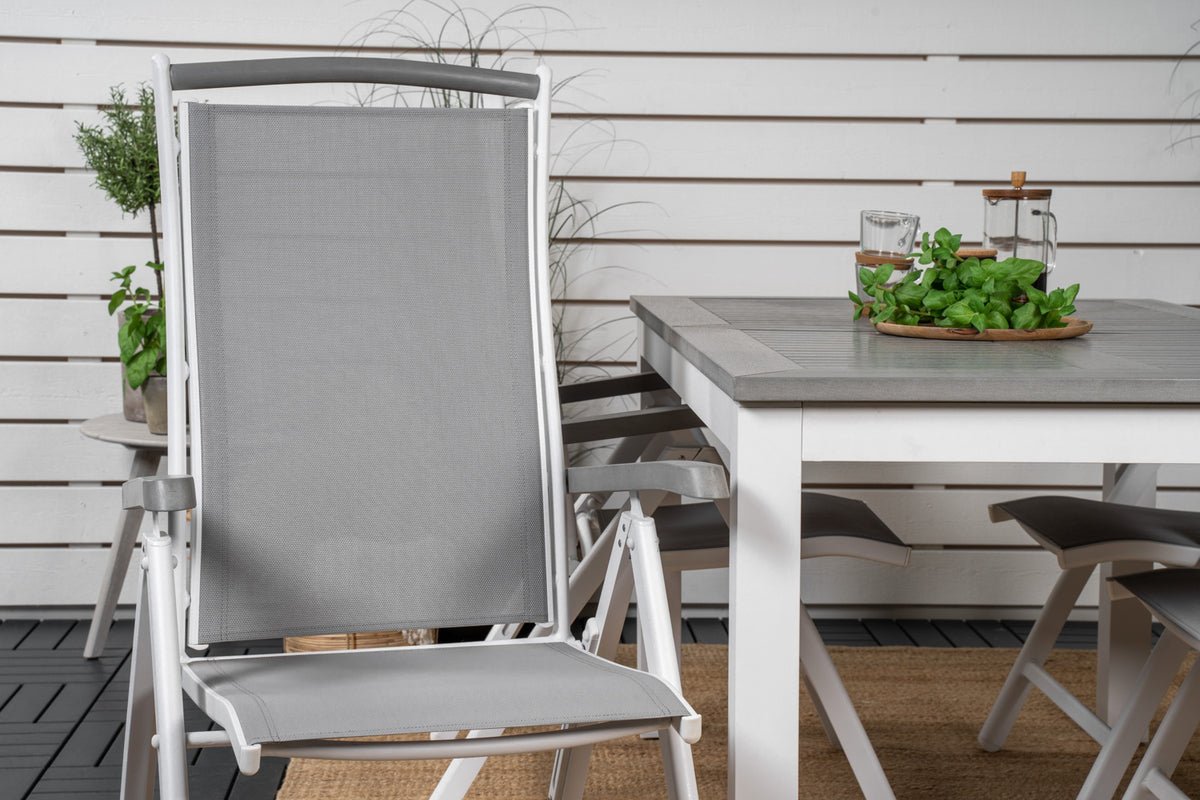 2-piece set - Garden chair Alberto made of Textilene/Aluminum