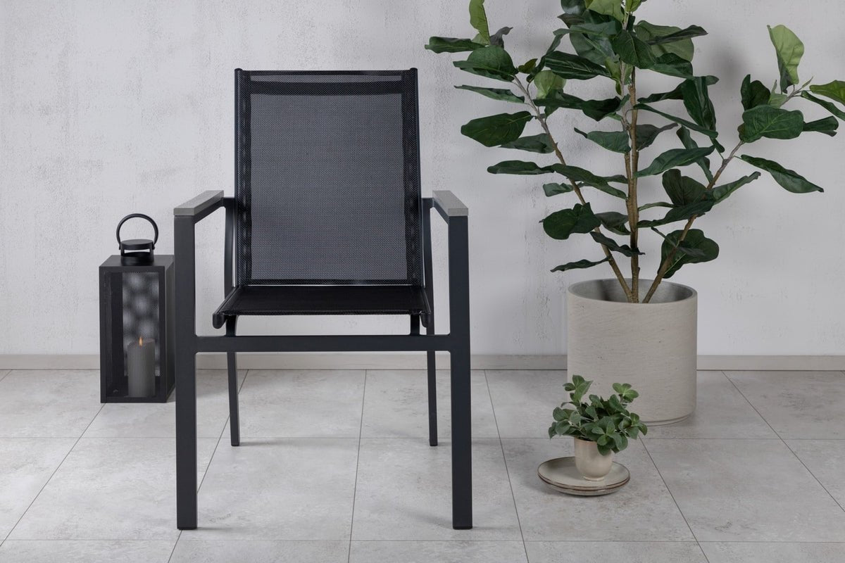 2-piece set - garden chair Andreas made of Textilene/aluminum