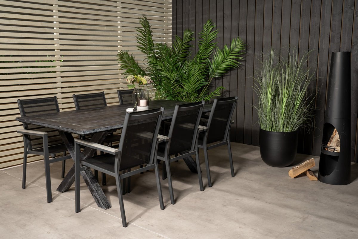 2-piece set - garden chair Andreas made of Textilene/aluminum