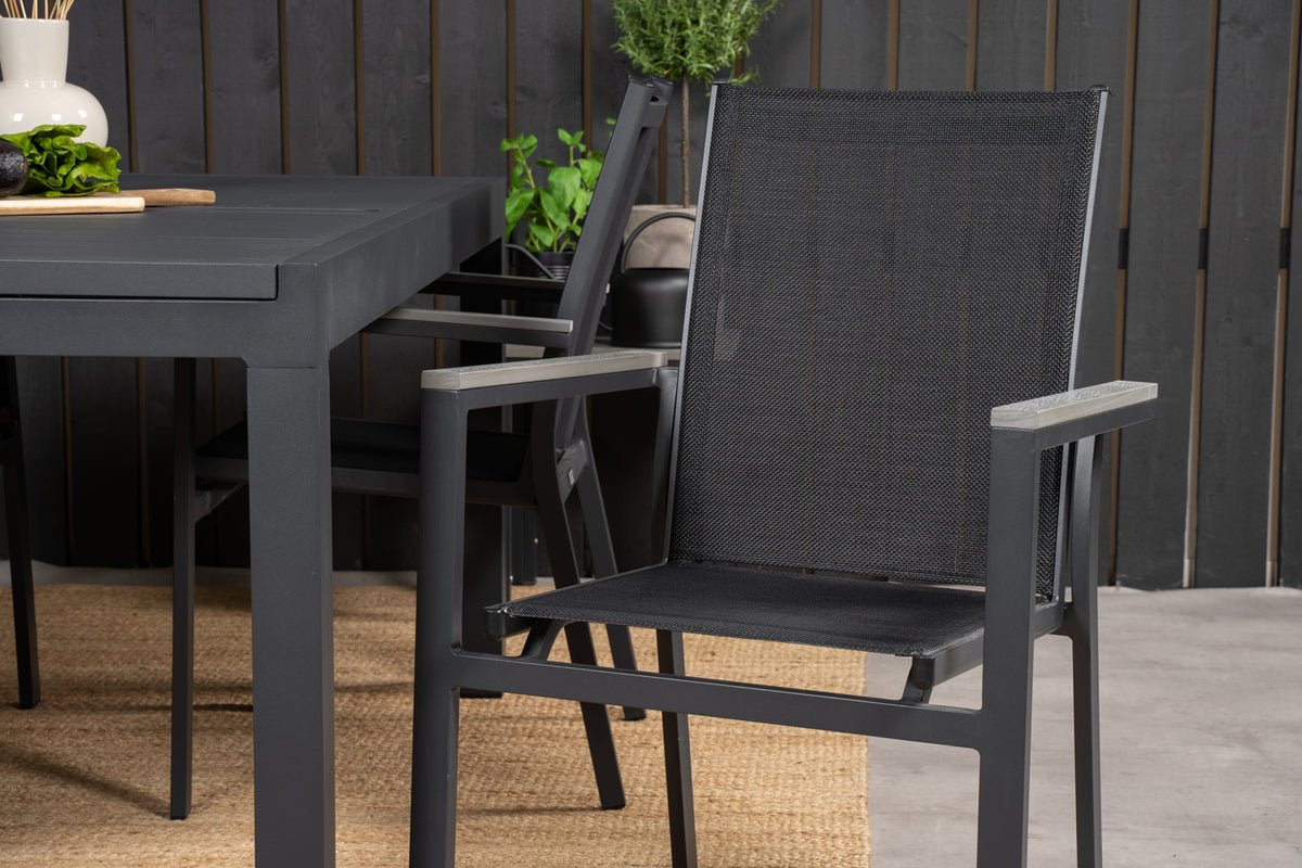 2-piece set - garden chair Andreas made of Textilene/aluminum