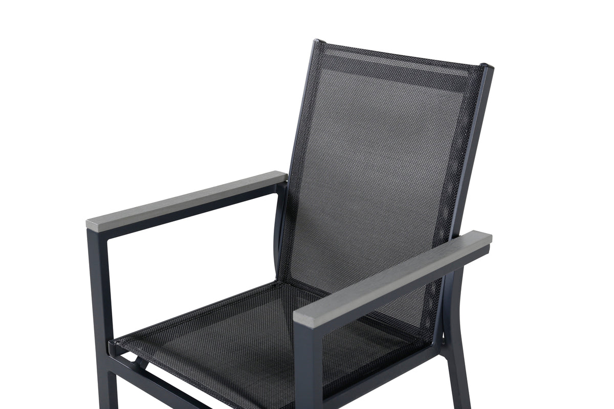2-piece set - garden chair Andreas made of Textilene/aluminum