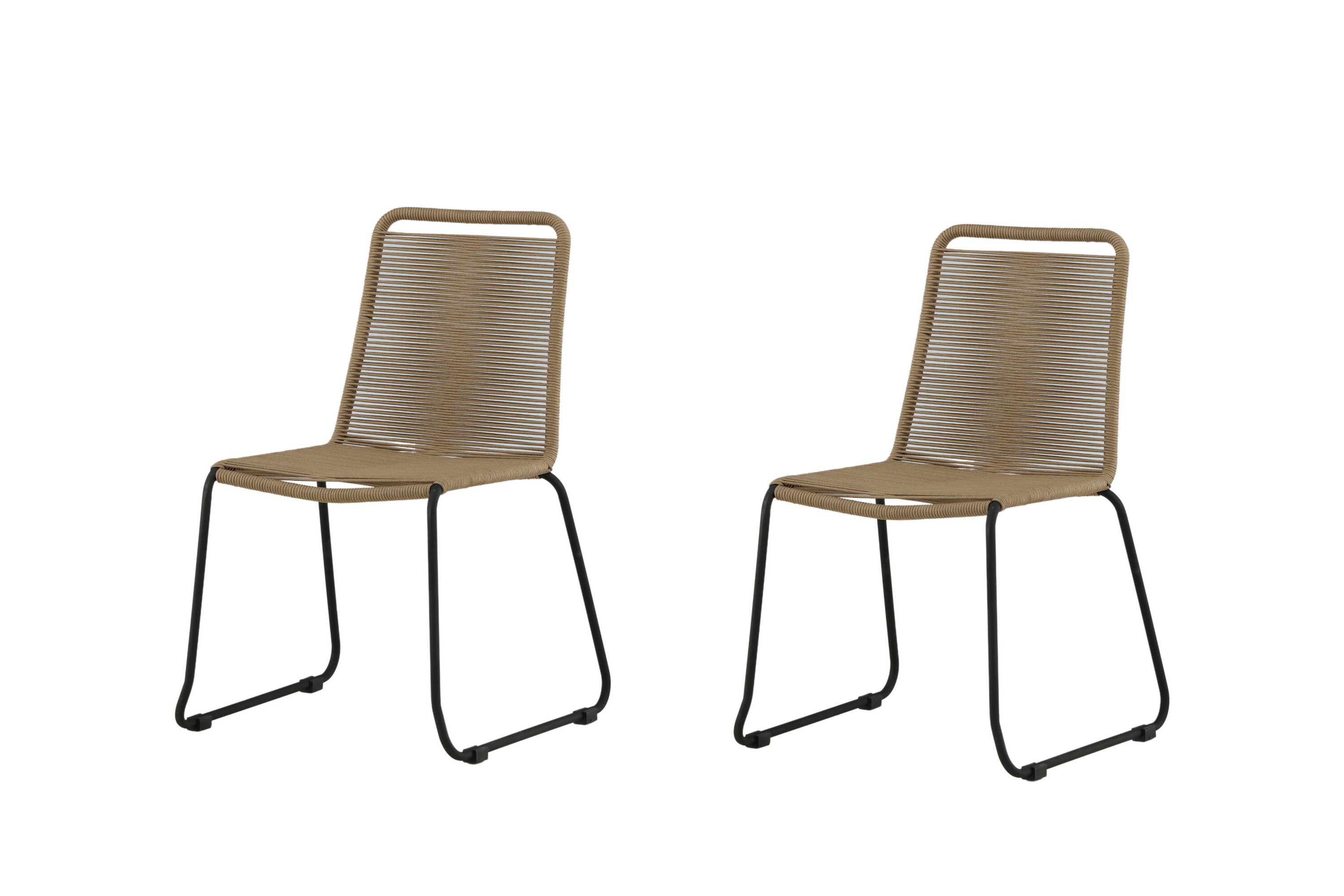 2-piece set - Garden chair Lina made of metal/polyester