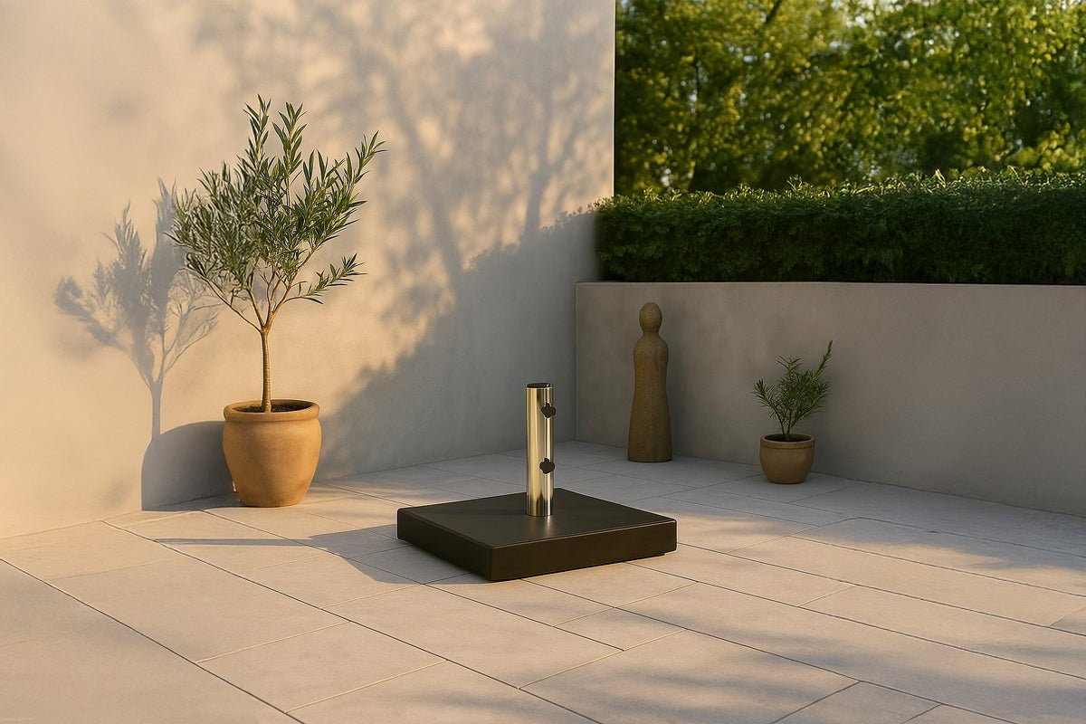 Garden Umbrella Base Mauritius - made of granite in 3 colors