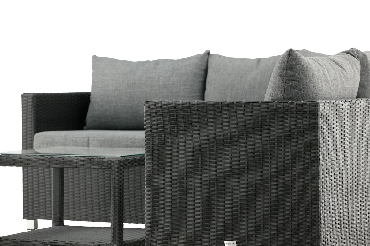 Garden Lounge Set Ludwiga - Available in Natural or Black