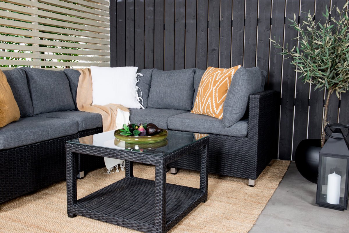 Garden Lounge Set Ludwiga - Available in Natural or Black