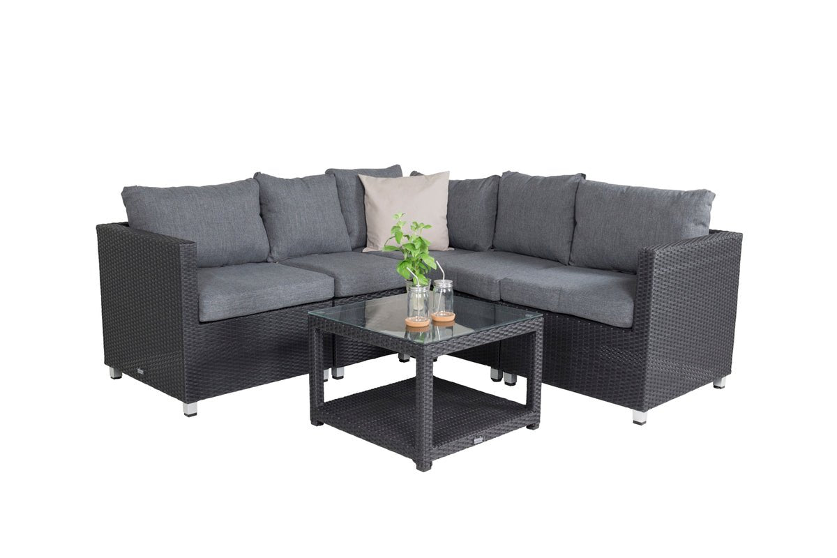 Garden Lounge Set Ludwiga - Available in Natural or Black