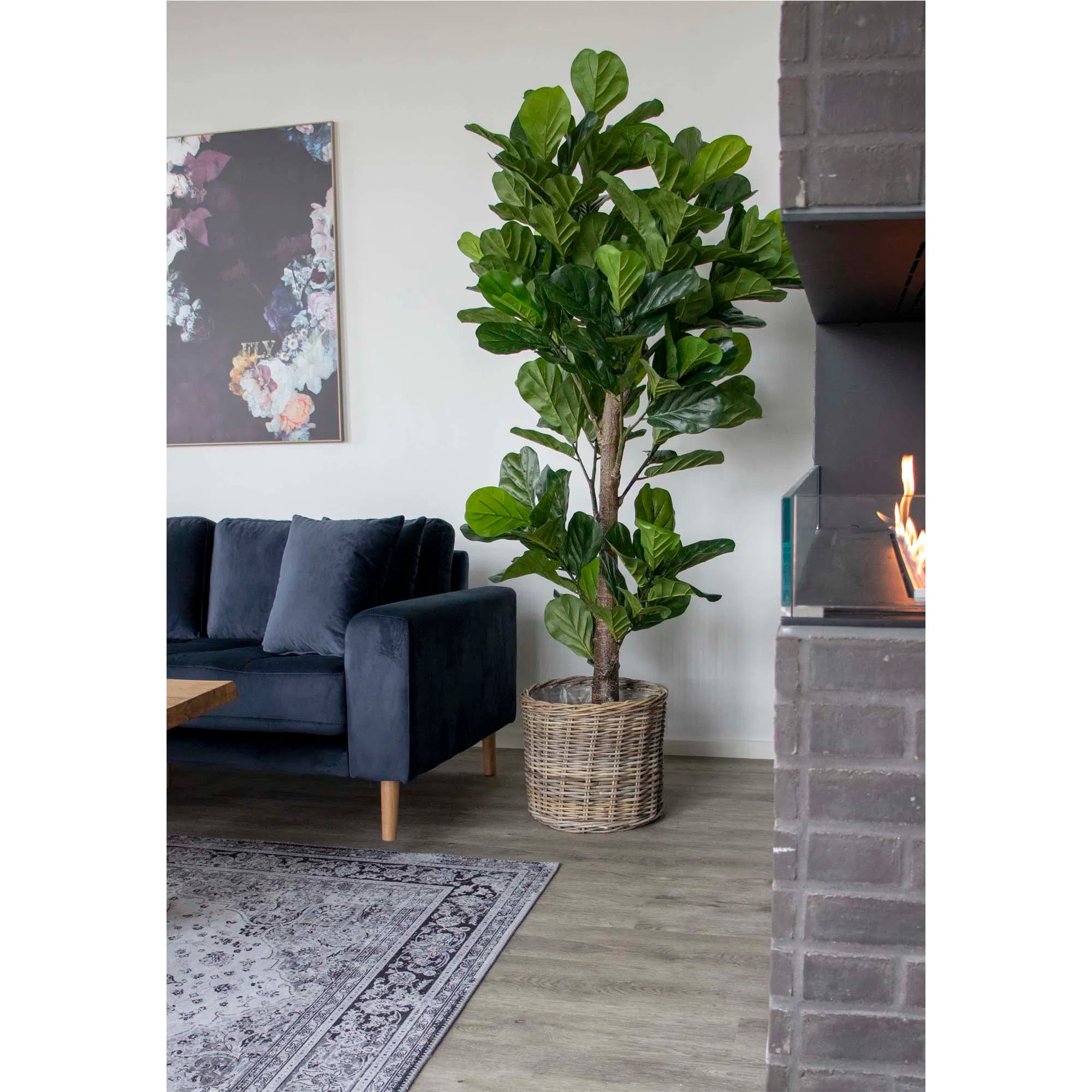 Artificial Plant Fiddle Leaf Tree – 190 cm XL size with natural jungle look