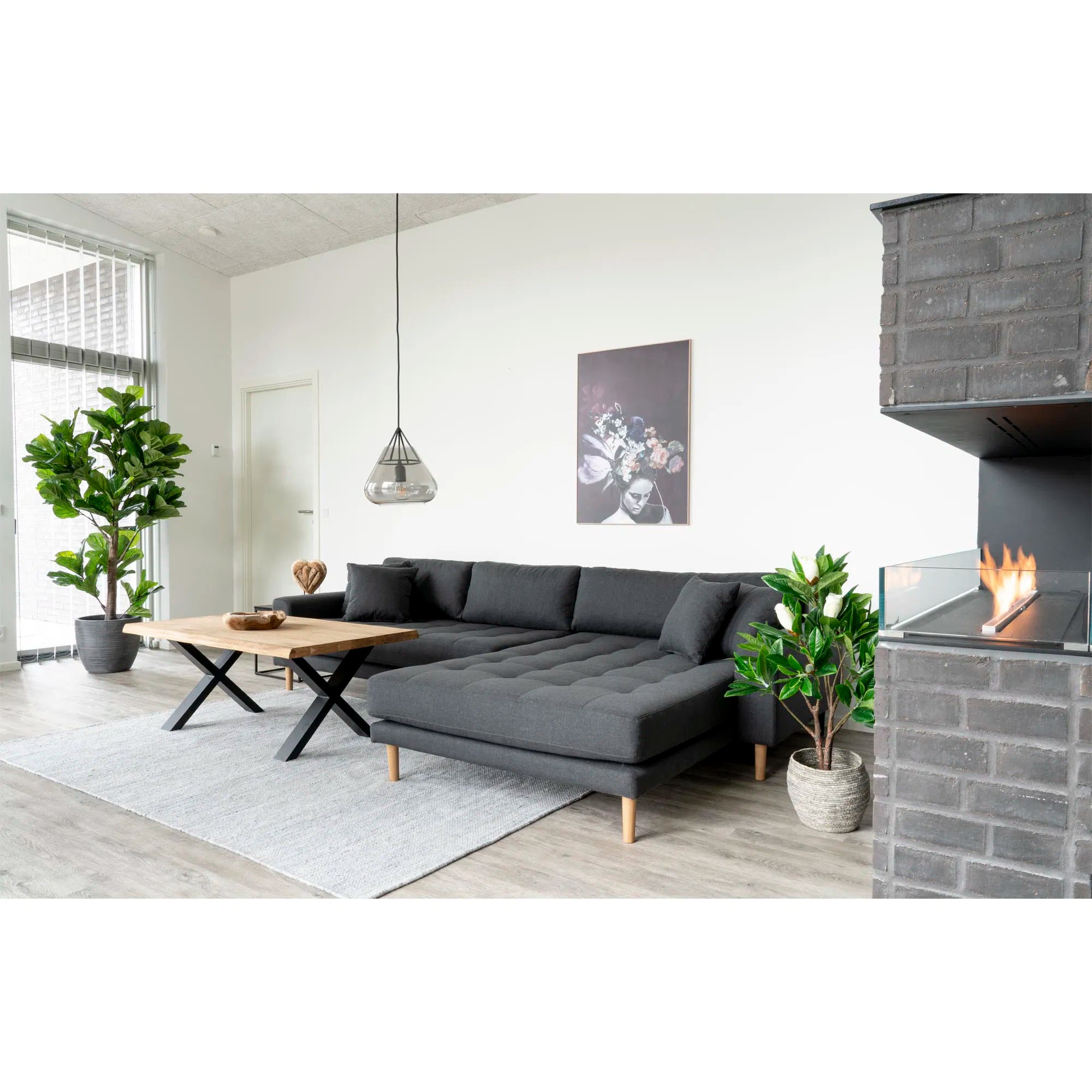 Artificial Plant Fiddle Leaf Tree – 190 cm XL size with natural jungle look
