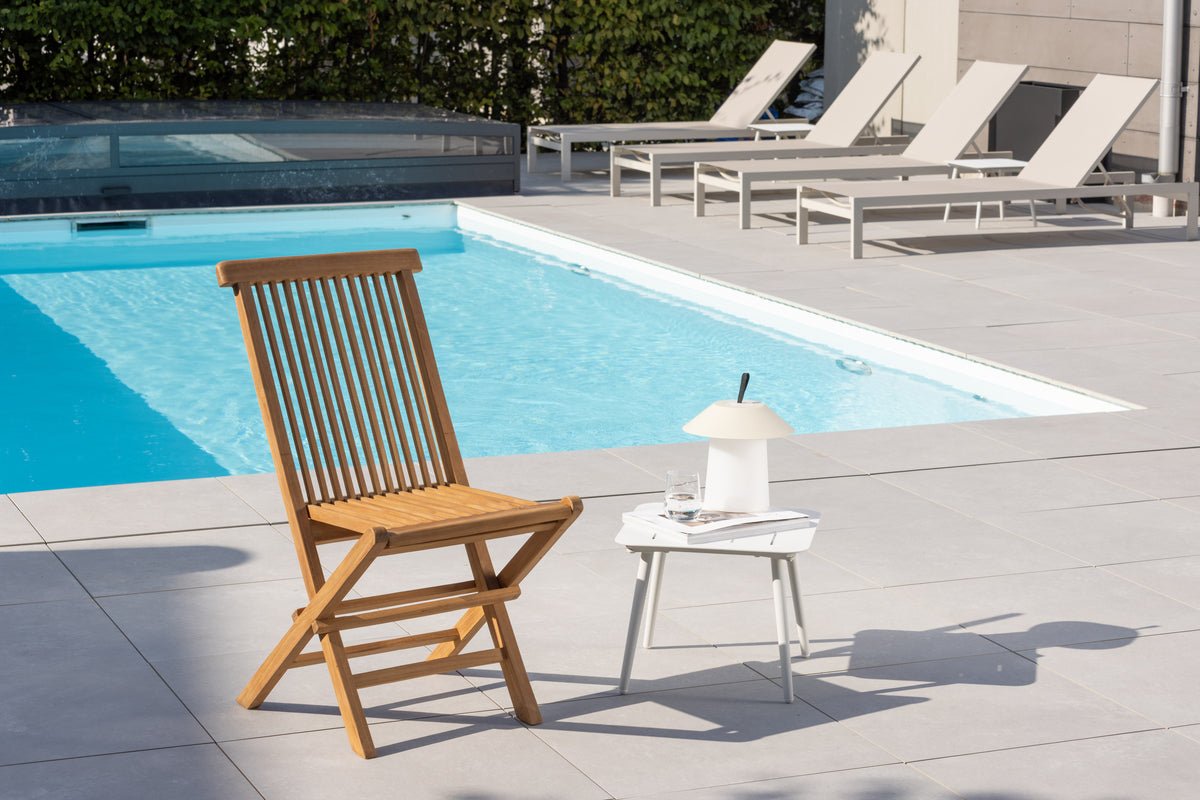 2-piece set - Nairobi garden chair made of teak wood