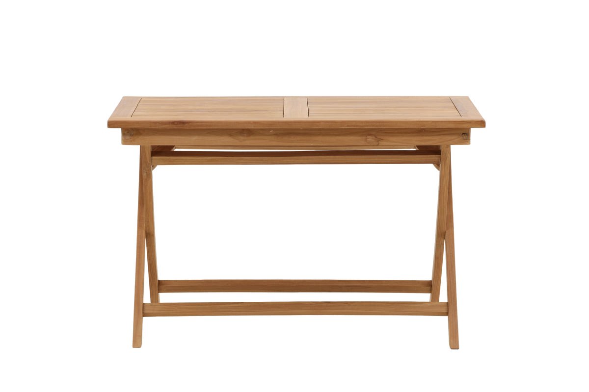 Garden table Siana - a square dining table made of teak wood