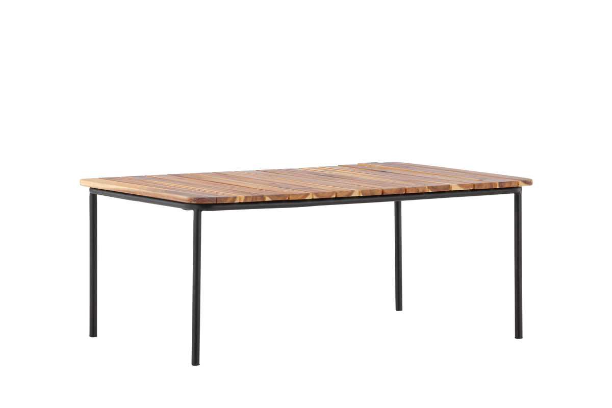 Garden Coffee Table Berit - With Tabletop Made of Acacia in Natural Look