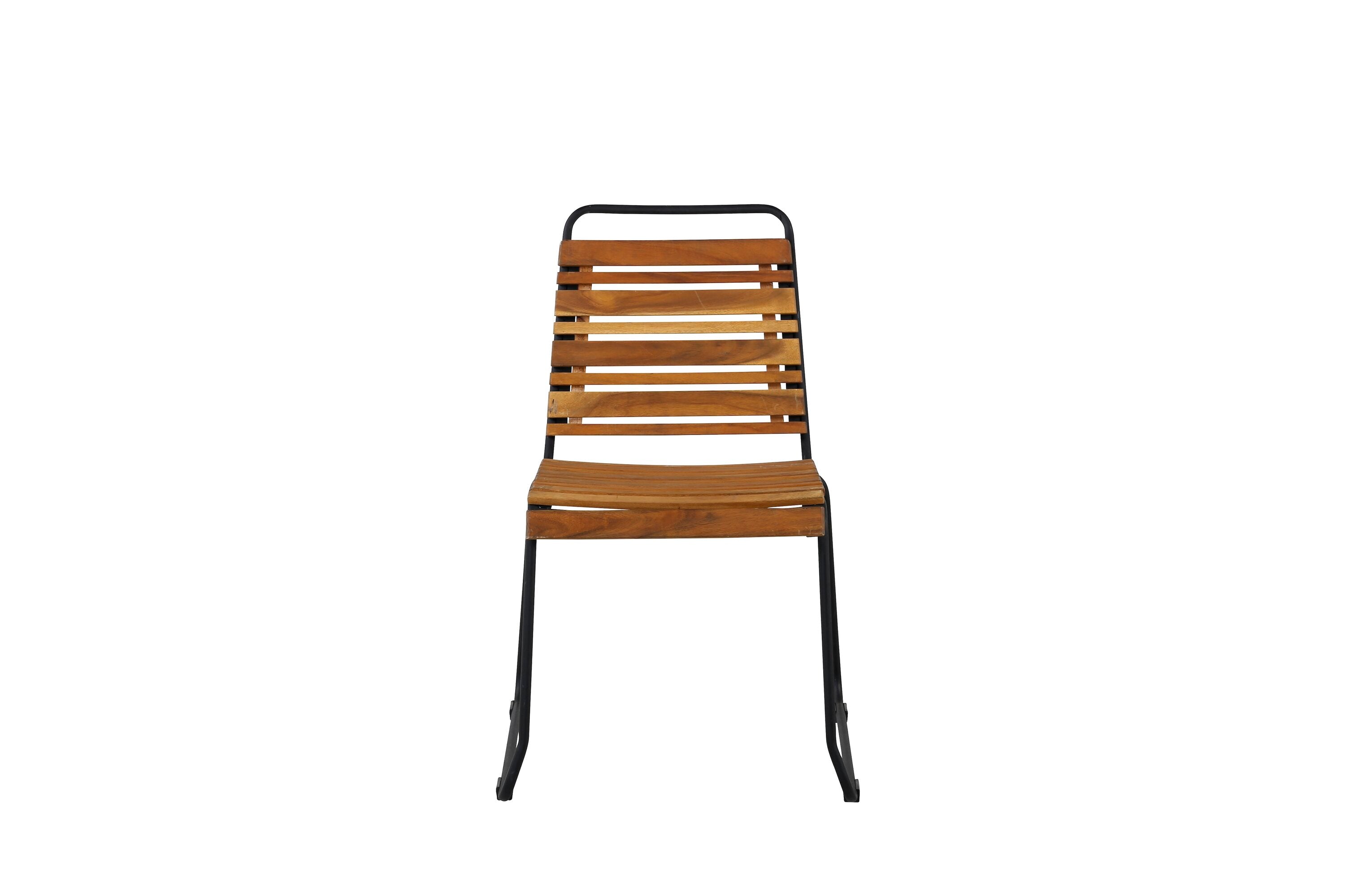 2-piece set - Garden chair Bali made of acacia/metal