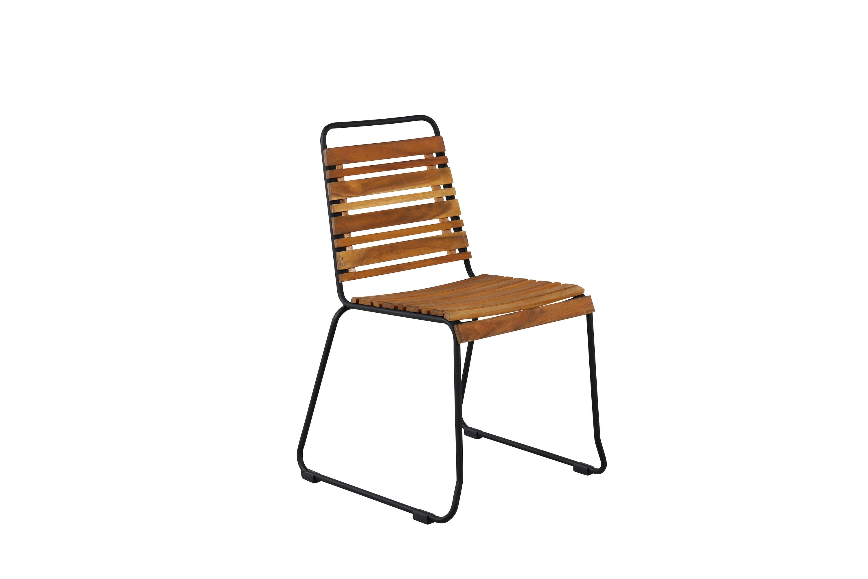 2-piece set - Garden chair Bali made of acacia/metal