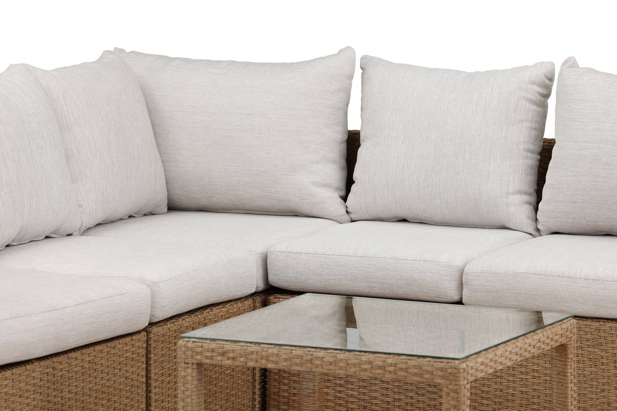 Garden Lounge Set Ludwiga - Available in Natural or Black
