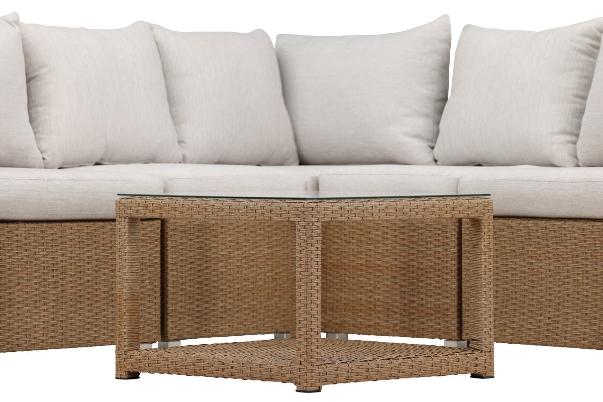 Garden Lounge Set Ludwiga - Available in Natural or Black