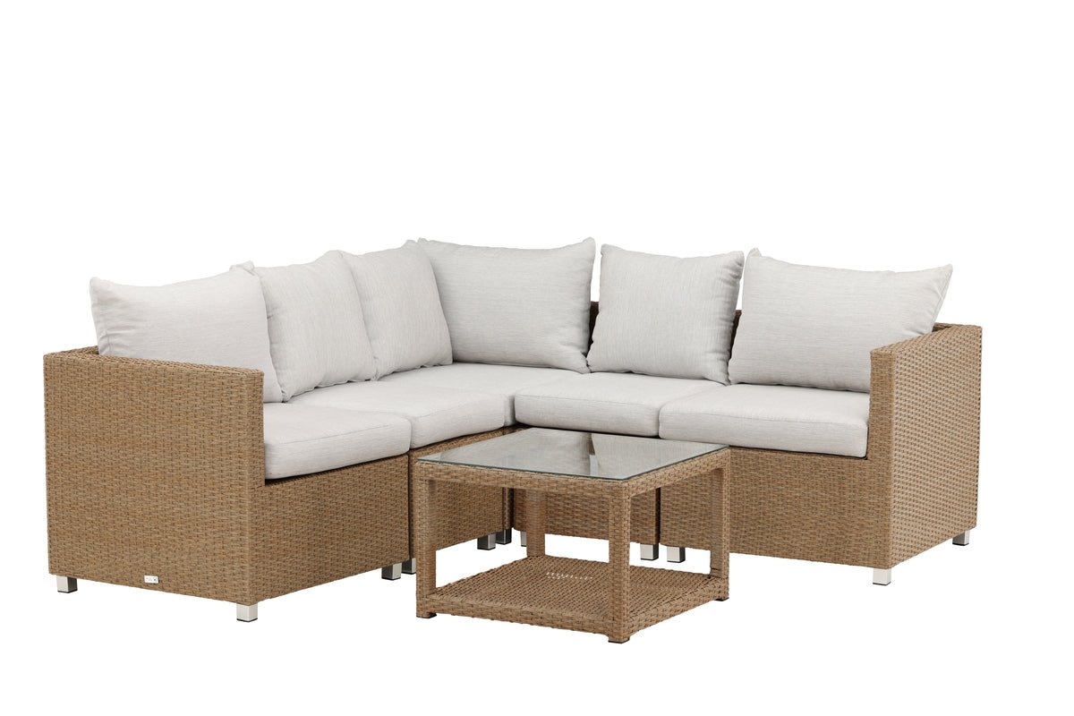 Garden Lounge Set Ludwiga - Available in Natural or Black